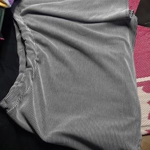 3X Black and White Skirt